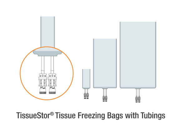TissueStor® Tissue Freezing Bag with Tubings