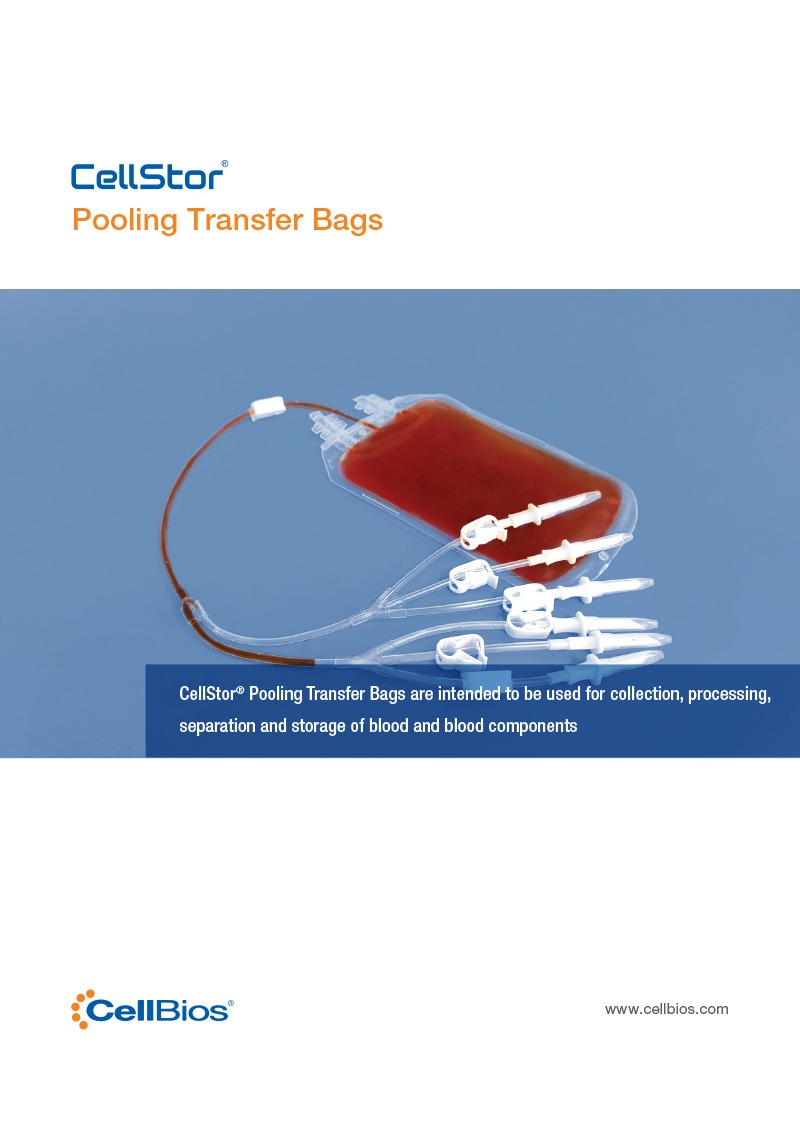 CellStor® Pooling Transfer Bag